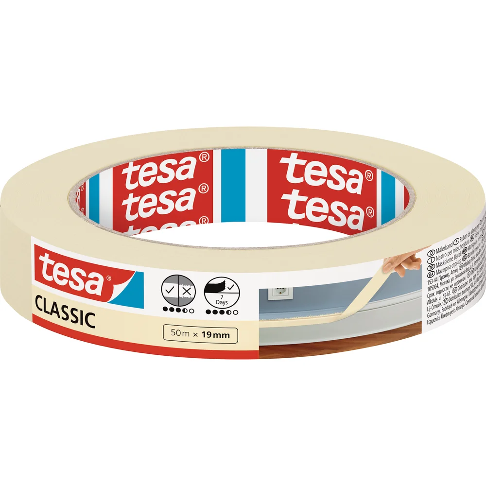 TESA MASKERINGSTAPE CLASSIC 50M X 19MM v:9503117
