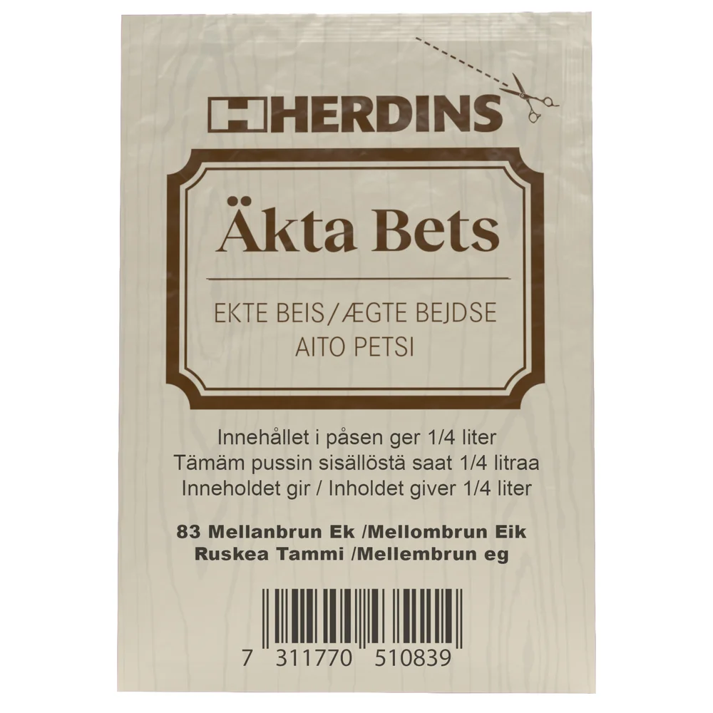 Herdins Herdins Äkta bets 83, mellanbrun ek v:3827134