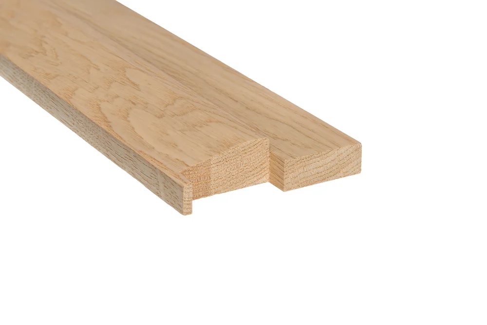 Terskel 80 cm anslag 22 mm hvitpigmentert lakkert eik v:1769142 Terskel 80 cm anslag 22 mm hvitpigmentert lakkert eik v:1769142