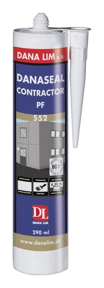Dana Lim Fugemasse Contractor 522 hvit, 290 ml v:9594763