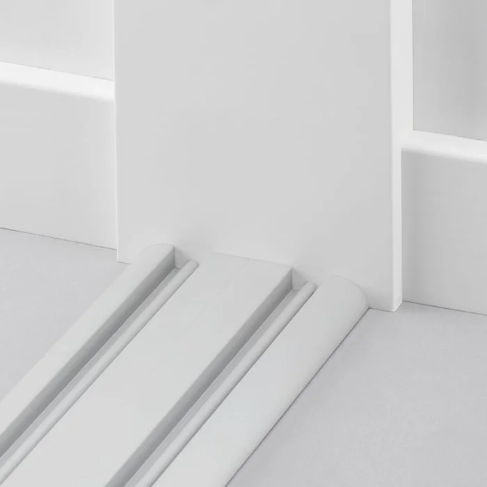 ELFA ANSLAGSLIST 2620X100X19MM HVIT v:8945361