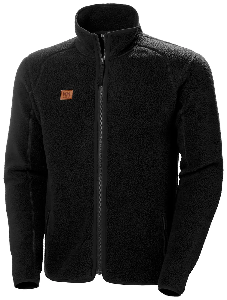 FLEECEJAKKE 72180 990 SVART 2XL v:3027584
