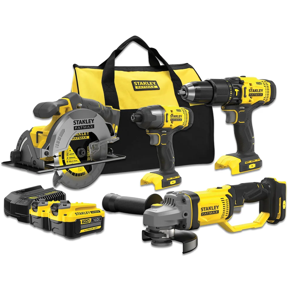 STANLEY FATMAX VERKTØYSETT V20 18V 4AH SFMCK469M2 v:2120484 STANLEY FATMAX VERKTØYSETT V20 18V 4AH SFMCK469M2 v:2120484