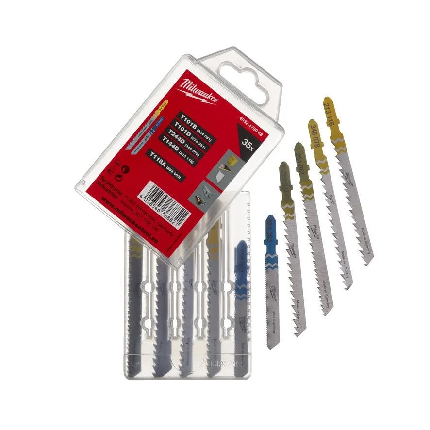 MILWAUKEE STIKKSAGBLAD SETT 35 DEL v:9522342 MILWAUKEE STIKKSAGBLAD SETT 35 DEL v:9522342