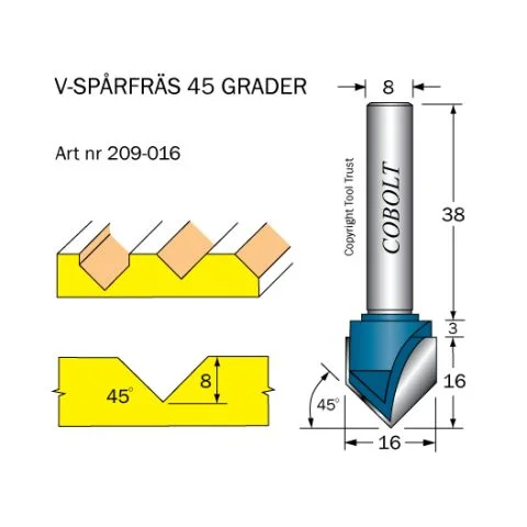 209-016 Cobolt V-sporfres 3132995
