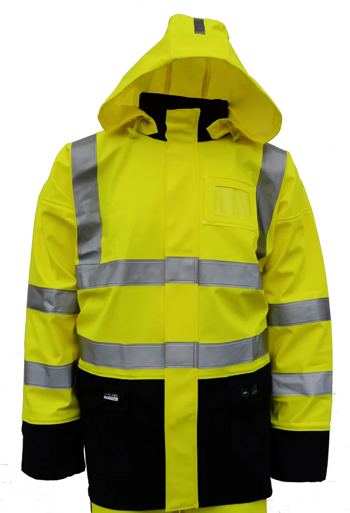 Regnjakke LR9015 gul størrelse 3XL v:1240896
