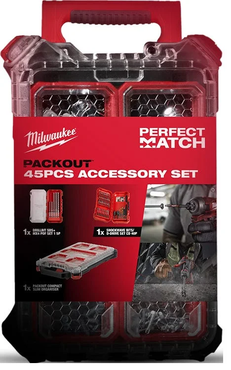MILWAUKEE BITS- & SDS+ MX4 BORSET 45P v:5936204