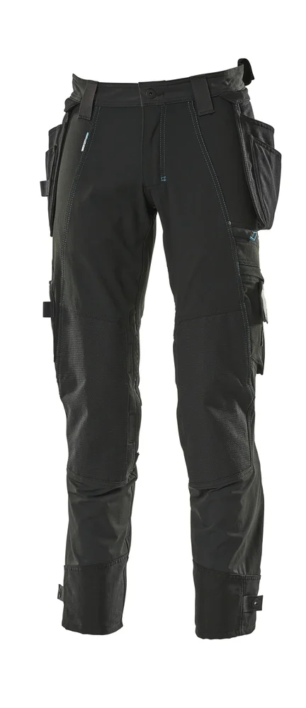 Arbeidsbukse med avtagbare hengelommer 82 cm C49 svart v:5304197 Arbeidsbukse med avtagbare hengelommer 82 cm C49 svart v:5304197