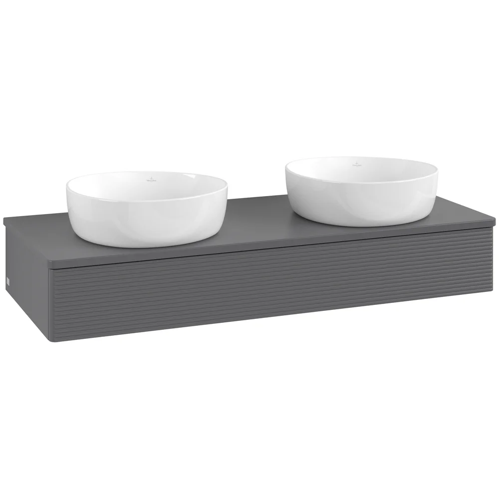 V&B ANTAO SERVANTSKAP 1 SKUFF RILLET 1200X190X500 FOR 2 SERV. U/KRANHULL ANTRASITT v:6764403