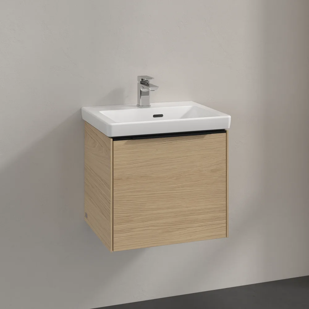 V&B SUBWAY 3.0 SERVANTSKAP 47X42 NORDIC OAK HÅNDTAK I VOLCANO BLACK v:3250637