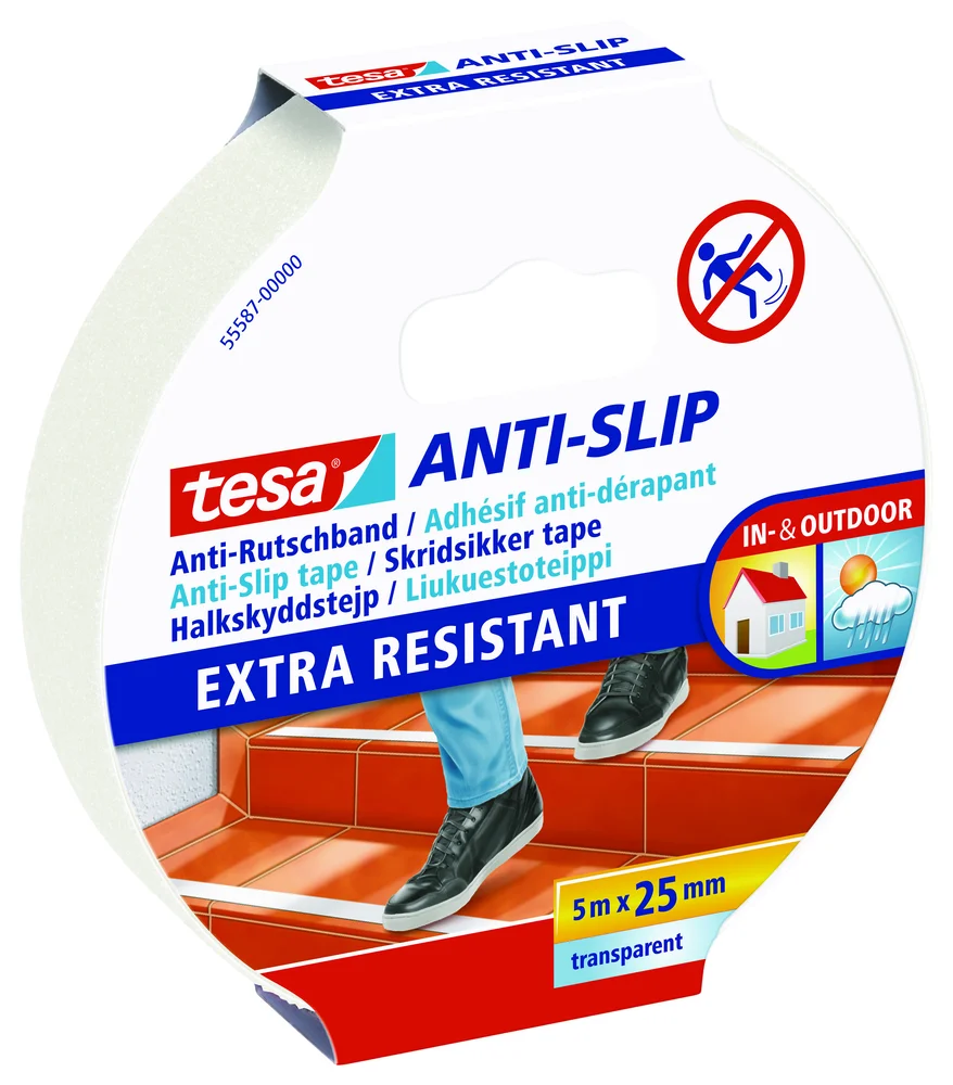 Tape antiskli 5m 25mm fargeløs v:3375318 Tape antiskli 5m 25mm fargeløs v:3375318