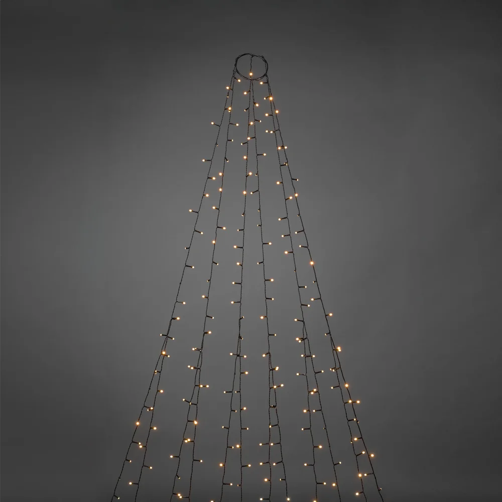 Konstsmide Julegranslynge, utendørs, 2,4 m, LED, timer v:9952218