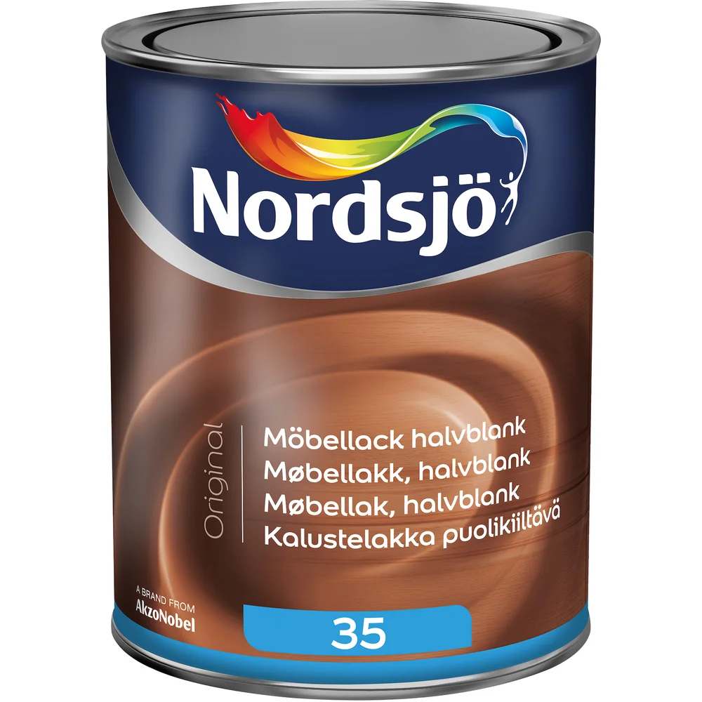 NORDSJØ ORIGINAL MØBELLAKK HALVBLANK 0.5L v:2676932