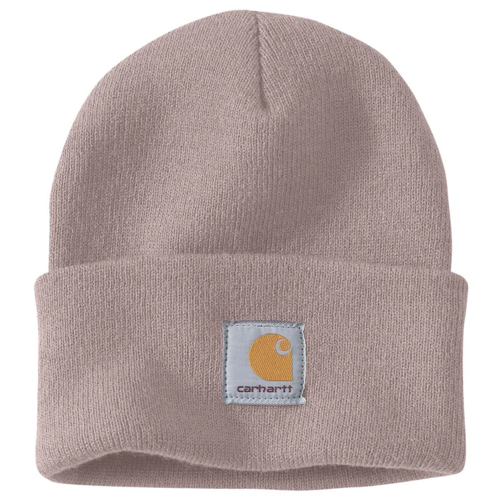 Carhartt Ribbestrikket lue, lys rosa v:4107785