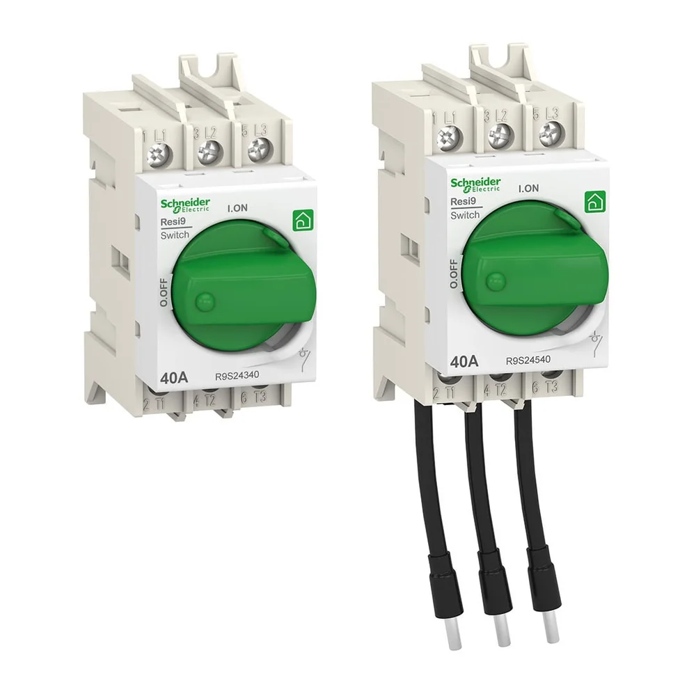 Schneider Electric Hovedbryter, Resi9, 3 P, 80 A, 415 V, håndtak. v:5012648
