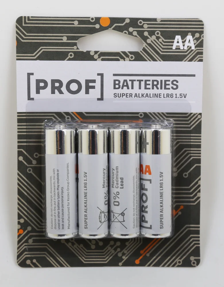 BATTERIER AA LR6 4 PAK v:7897297