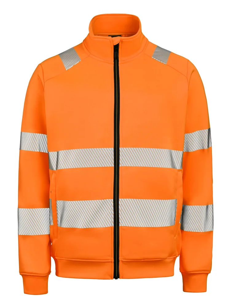 SWEATSHIRT ESSENTIAL G236 FULLZIP KLASSE 3 ORANSJE v:1809228