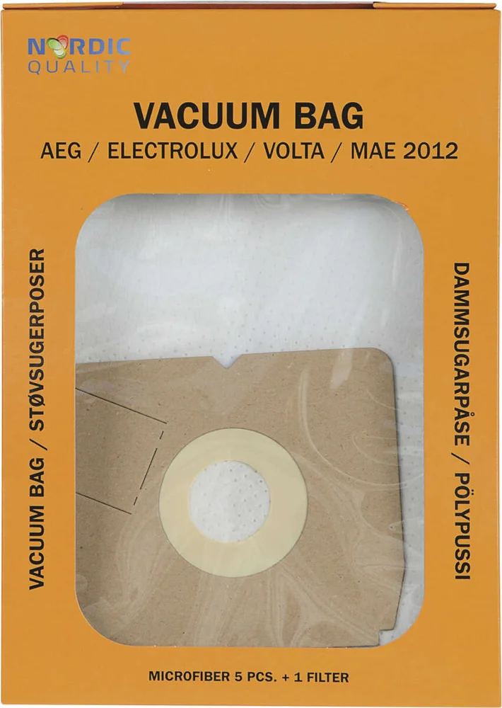 MAE 2012 støvsugerposer 5pk. + 1 filter v:6036029 MAE 2012 støvsugerposer 5pk. + 1 filter v:6036029