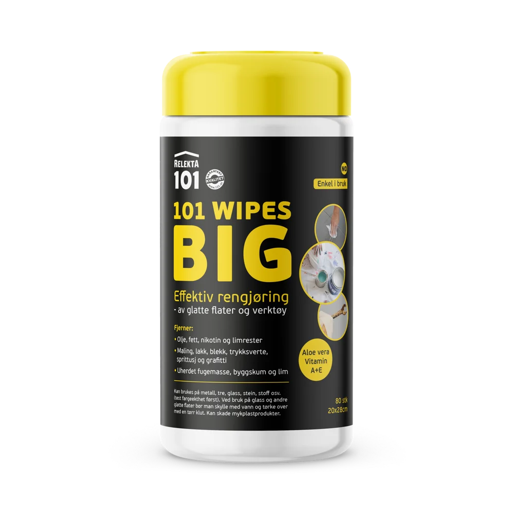 VÅTSERVIETTER WIPES 101 BIG v:6977631