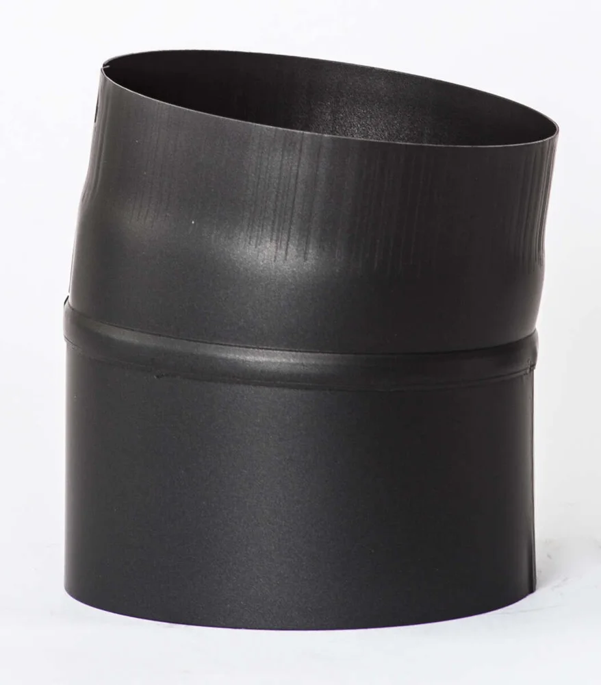 Røkrør kne Ø150×45° kort uten luke v:1171744 Røkrør kne Ø150×45° kort uten luke v:1171744